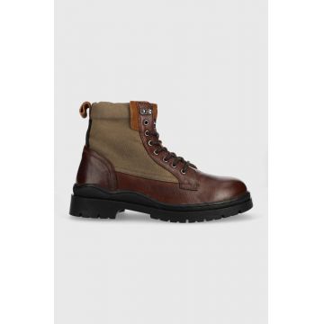 Pepe Jeans pantofi Brad Boot Combi barbati, culoarea maro