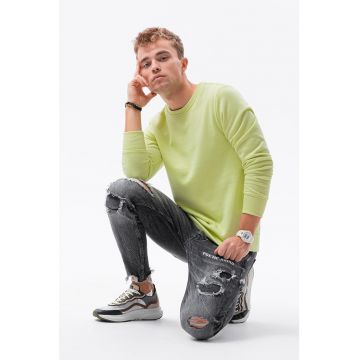 Bluza sport regular fit cu decolteu la baza gatului