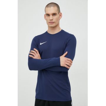 Nike longsleeve de antrenament Park Vii culoarea albastru marin, neted