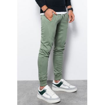 Pantaloni sport conici cu snur de ajustare