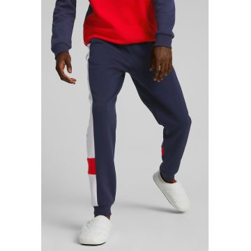 Pantaloni sport cu model colorblock si buzunare laterale Essentials+