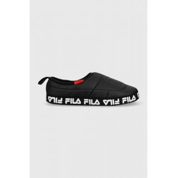 Fila papuci de casa Comfider culoarea negru