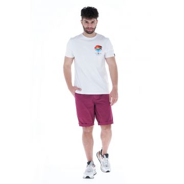 Pantaloni scurti de bumbac cu buzunare laterale