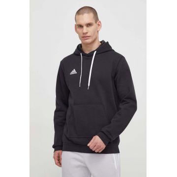 adidas Performance bluză Entrada 22 bărbați, culoarea negru, cu imprimeu  H57512