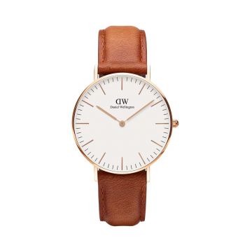 Daniel Wellington ceas Classic 36 Durham culoarea roz