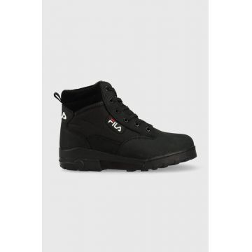 Fila bocanci Grunge Ii barbati, culoarea negru