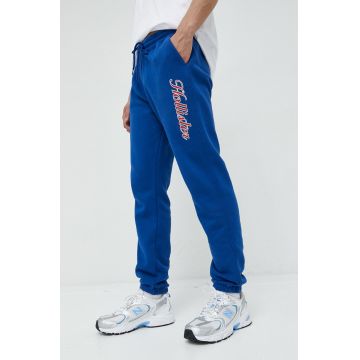 Hollister Co. pantaloni de trening barbati, cu imprimeu