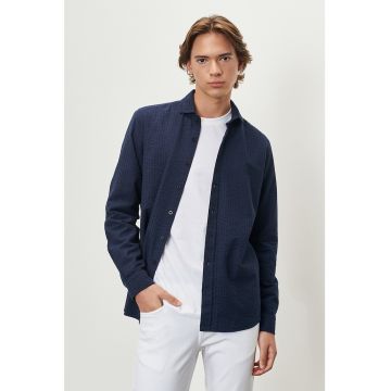 Camasa slim fit cu aspect texturat