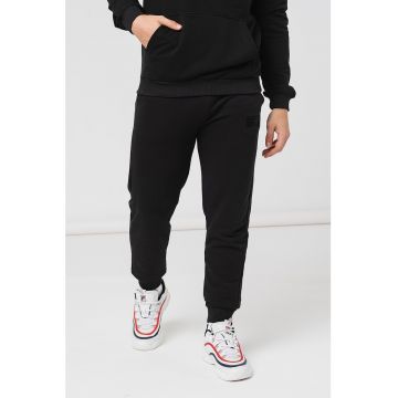Pantaloni sport cu banda elastica cu logo Baska