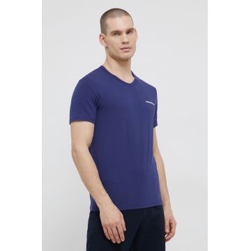 Emporio Armani Underwear Tricou (2-pack) bărbați, culoarea alb, cu imprimeu