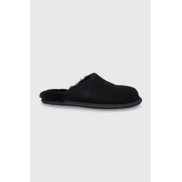 UGG Papuci din piele întoarsă M Hyde culoarea negru