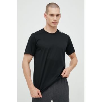 adidas Performance tricou de alergare Designed For Running culoarea negru, neted