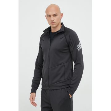 New Balance hanorac de antrenament Tenacity barbati, culoarea negru, neted