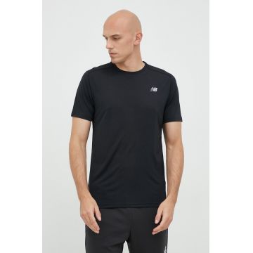 New Balance tricou de alergare Accelerate culoarea negru, neted