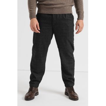 Pantaloni relaxed fit de lana Claypath