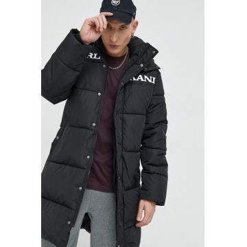 Karl Kani geaca barbati, culoarea negru, de iarna