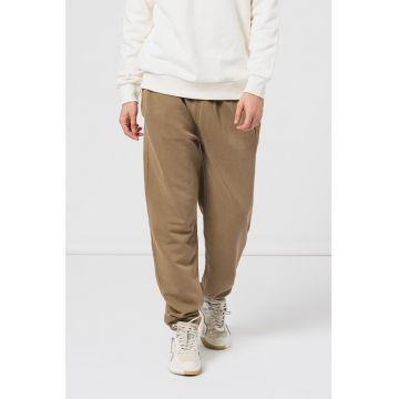 Pantaloni sport relaxed fit din bumbac