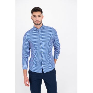 Camasa slim fit cu dungi