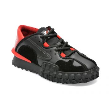 Pantofi sport GRYXX negri, LN189, din piele naturala