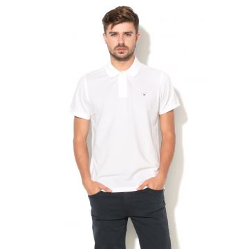 Tricou polo regular fit cu logo brodat 2201