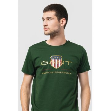 Tricou regular fit cu imprimeu logo Archive Shield