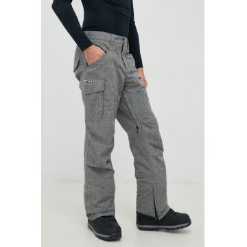 Burton pantaloni Covert culoarea gri