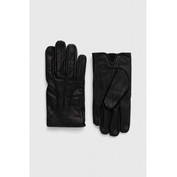 Lindbergh manusi de piele barbati, culoarea negru