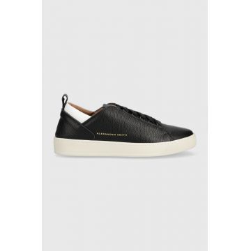 Alexander Smith sneakers din piele Oxford culoarea negru