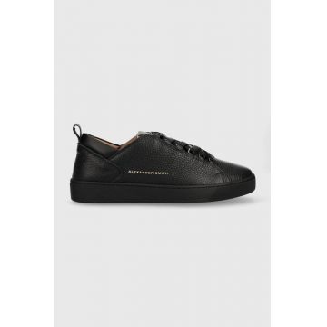 Alexander Smith sneakers din piele Oxford culoarea negru