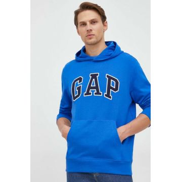 GAP hanorac de bumbac barbati, cu glugă, cu imprimeu