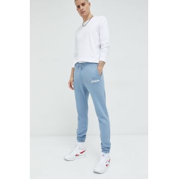 Hollister Co. pantaloni de trening barbati, cu imprimeu