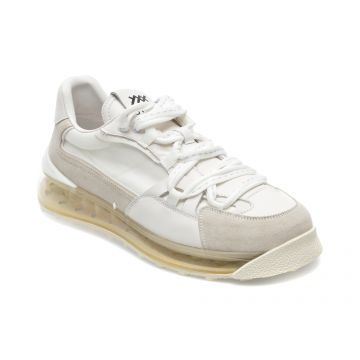 Pantofi sport GRYXX albi, LN169, din piele naturala