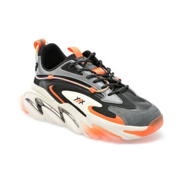 Pantofi sport GRYXX negri, 822199, din material textil