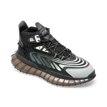 Pantofi sport GRYXX negri, HX610339, din material textil si piele ecologica