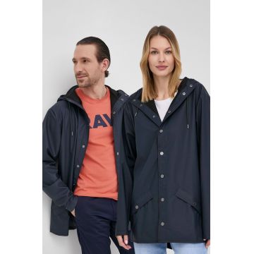Rains geacă 12010 Jacket culoarea albastru marin, de tranzitie 12010.47-Navy