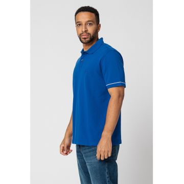 Tricou polo din bumbac organic cu logo brodat