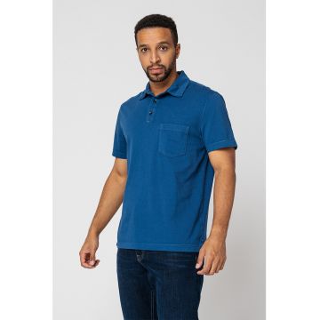 Tricou regular fit cu buzunar pe piept Tricou regular fit cu buzunar pe piept