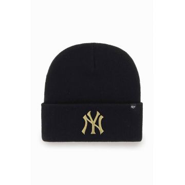 47brand caciula Mlb New York Yankees culoarea negru,