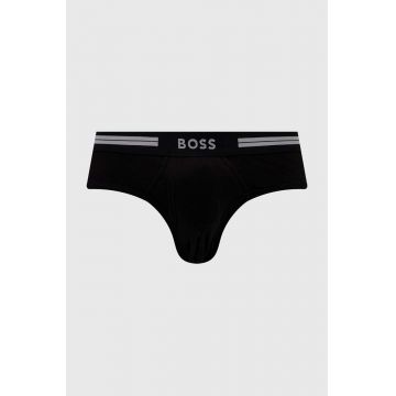 BOSS slip din bumbac culoarea negru