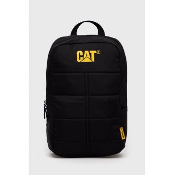 Caterpillar rucsac culoarea negru, mare, cu imprimeu