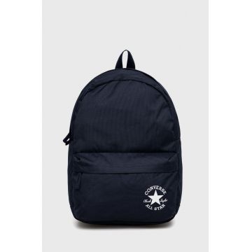 Converse rucsac culoarea albastru marin, mare, neted