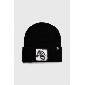 Goorin Bros caciula culoarea negru, din tesatura neteda Goorin Bros caciula culoarea negru, din tesatura neteda