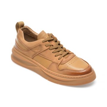 Pantofi sport GRYXX maro, SLN004, din piele naturala
