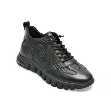 Pantofi sport GRYXX negri, 21699, din piele naturala