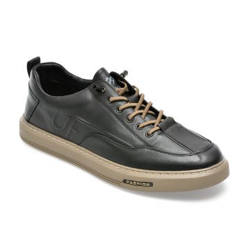 Pantofi sport GRYXX negri, SLN003, din piele naturala