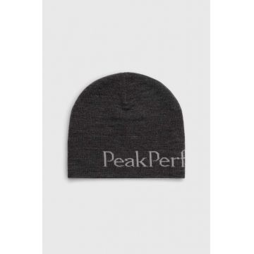 Peak Performance caciula culoarea gri,