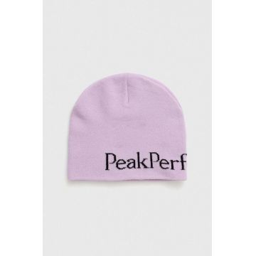 Peak Performance caciula culoarea violet,