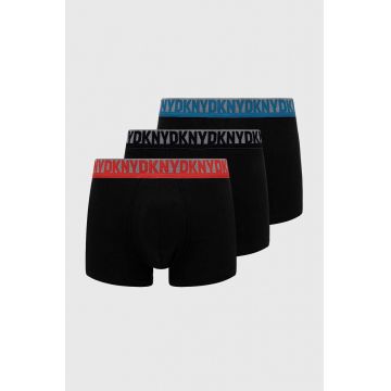 Dkny boxeri 3-pack barbati, culoarea negru