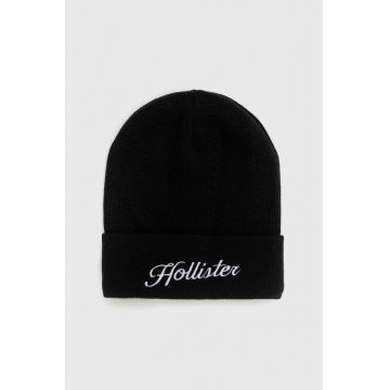 Hollister Co. caciula culoarea negru, Hollister Co. caciula culoarea negru,