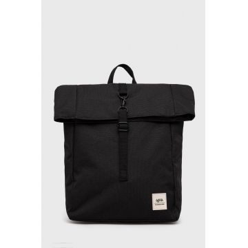 Lefrik rucsac culoarea negru, mare, neted